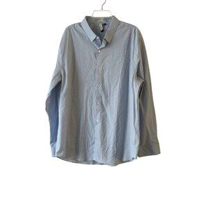 Artifact Mens Slim Fit Stretch Dress Shirt XXL Light Blue NWOT Preppy Formal